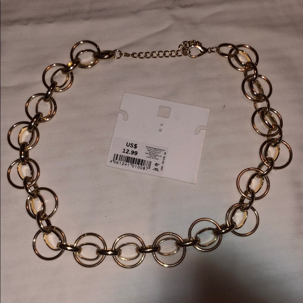 Old navy gold chain necklace